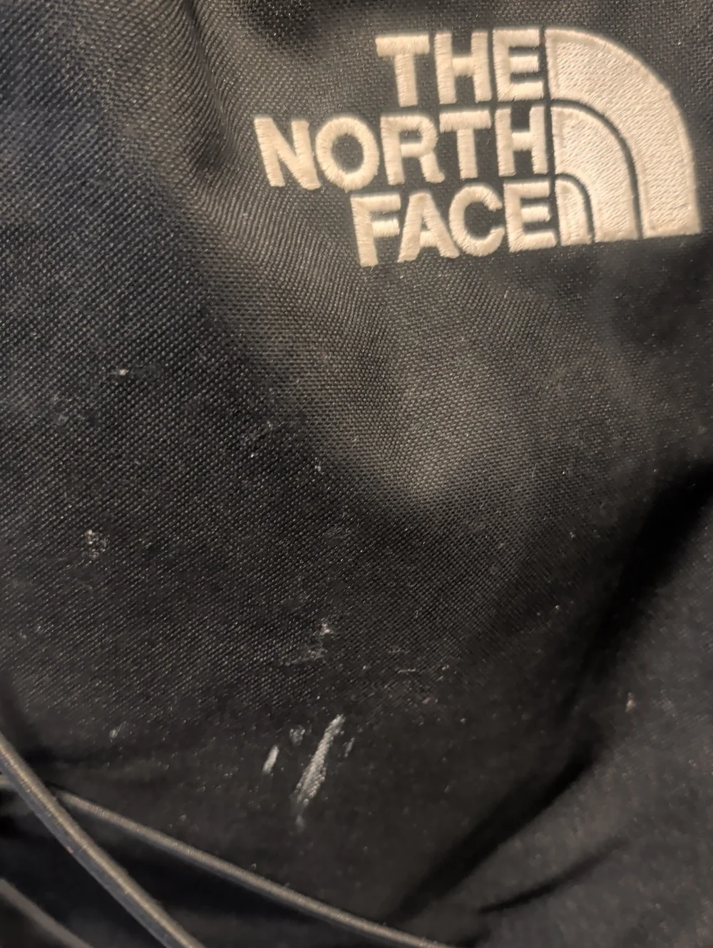 The North Face Jester Backpack in Black with White Logo Jester